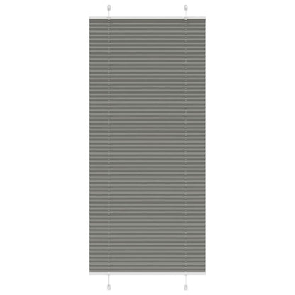 Pleated Blind Anthracite 100x200 cm Fabric Width 99.4 cm Polyester