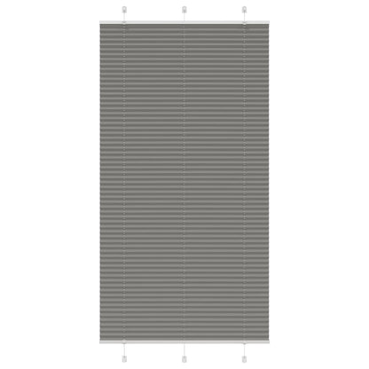 Pleated Blind Anthracite 110x200 cm Fabric Width 109.4 cm Polyester