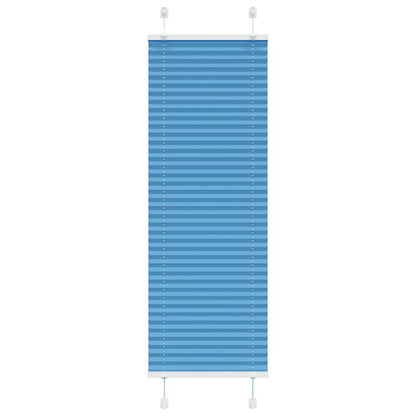 Pleated Blind Blue 45x100 cm Fabric Width 44.4 cm Polyester