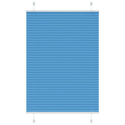 Pleated Blind Blue 90x100 cm Fabric Width 89,4 cm Polyester