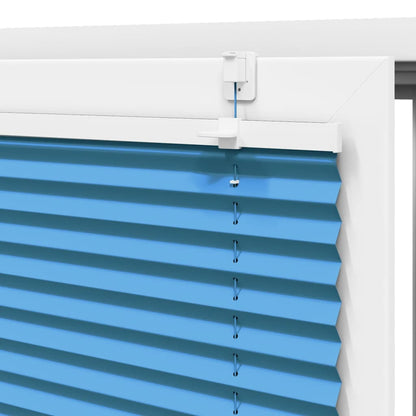 Pleated Blind Blue 90x100 cm Fabric Width 89,4 cm Polyester