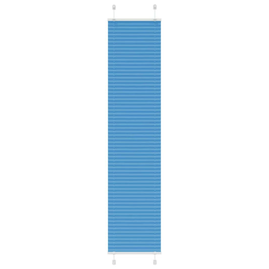 Pleated Blind Blue 45x200 cm Fabric Width 44.4 cm Polyester