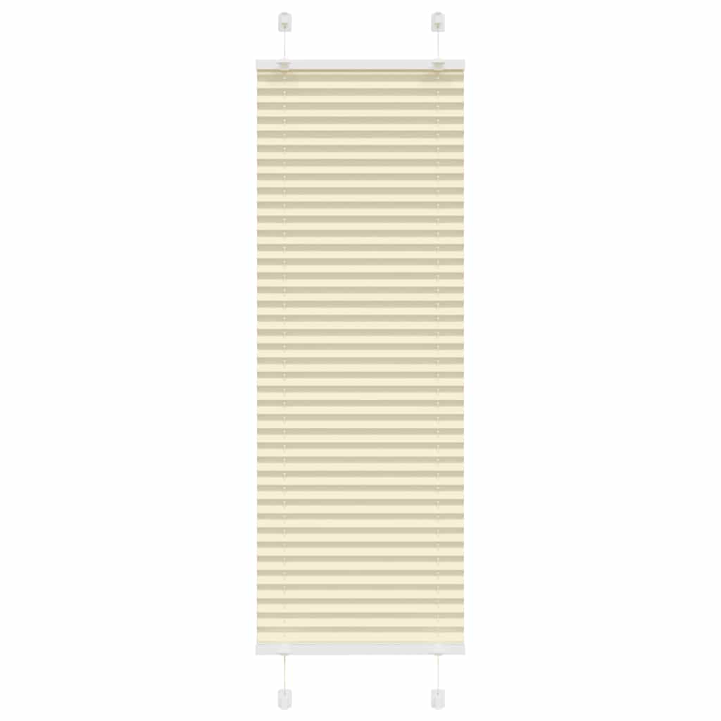 Pleated Blind Cream 45x100 cm Fabric Width 44.4 cm Polyester