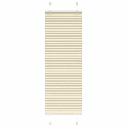 Pleated Blind Cream 45x100 cm Fabric Width 44.4 cm Polyester