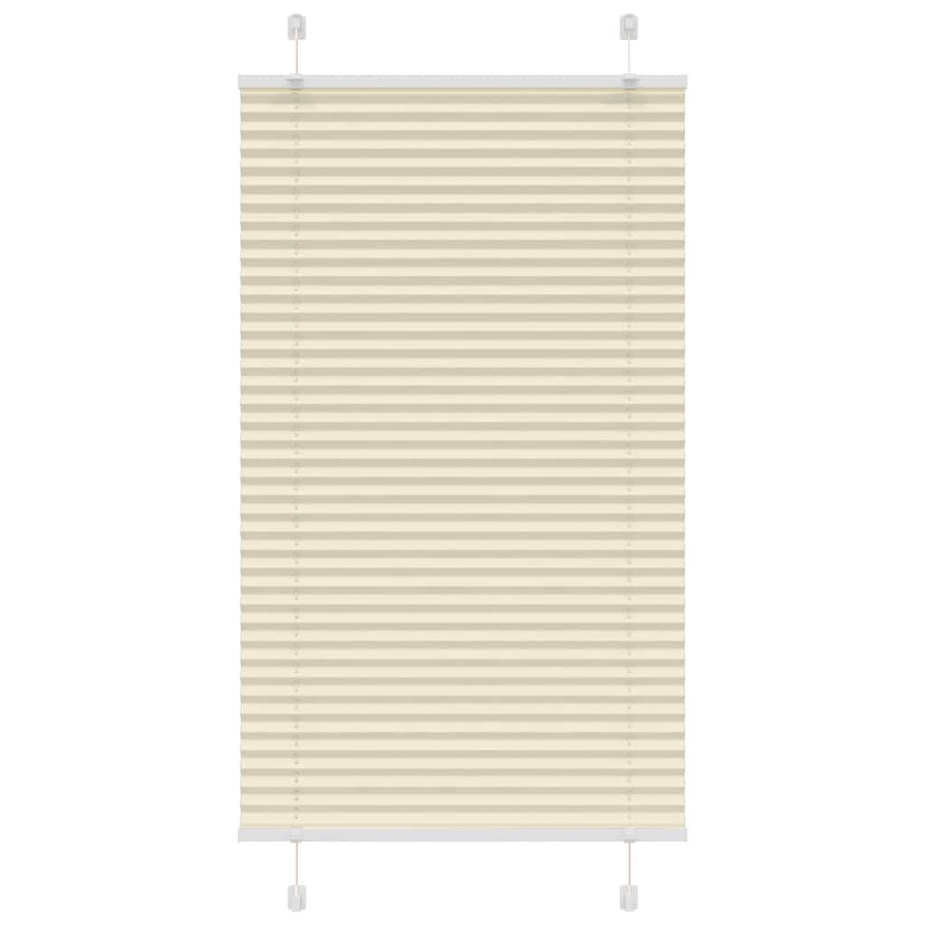 Pleated Blind Cream 80x100 cm Fabric Width 79.4 cm Polyester