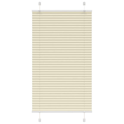 Pleated Blind Cream 80x100 cm Fabric Width 79.4 cm Polyester