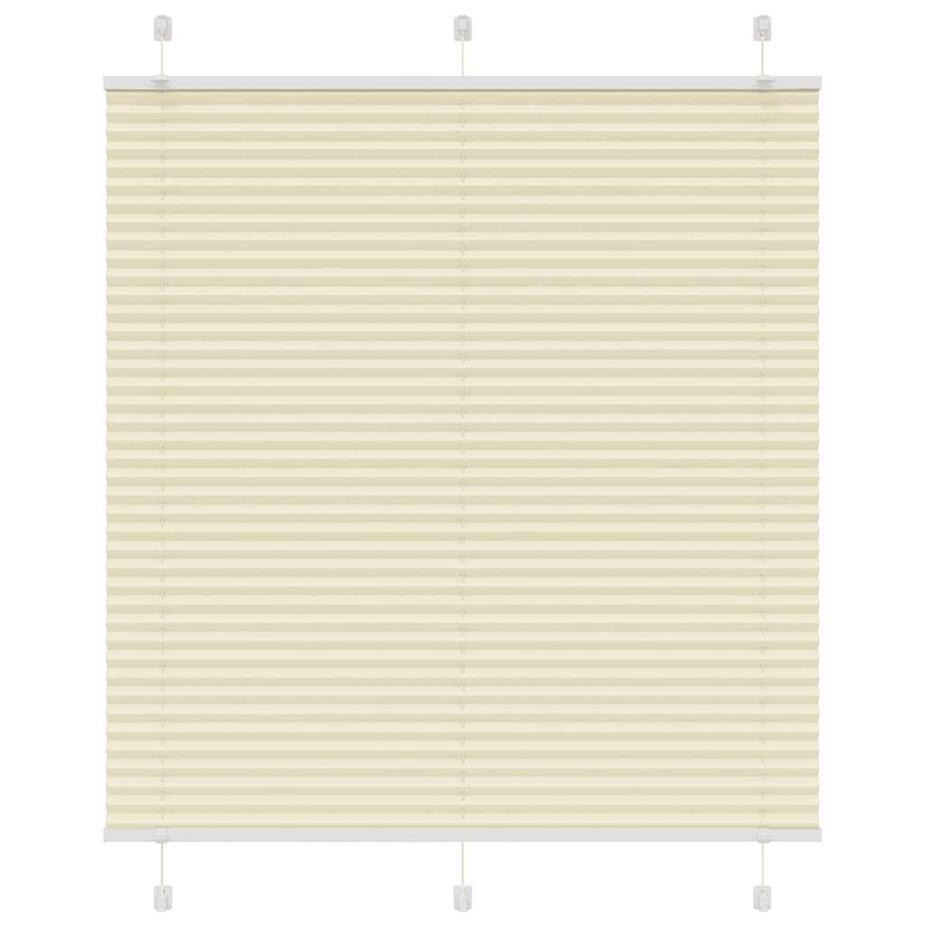 Pleated Blind Cream 115x100 cm Fabric Width 114.4 cm Polyester