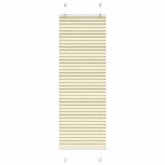 Pleated Blind Cream 40x150 cm Fabric Width 39.4 cm Polyester