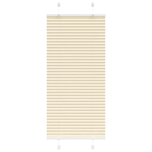 Pleated Blind Cream 65x150 cm Fabric Width 64.4 cm Polyester