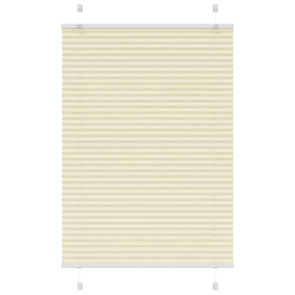 Pleated Blind Cream 100x150 cm Fabric Width 99.4 cm Polyester