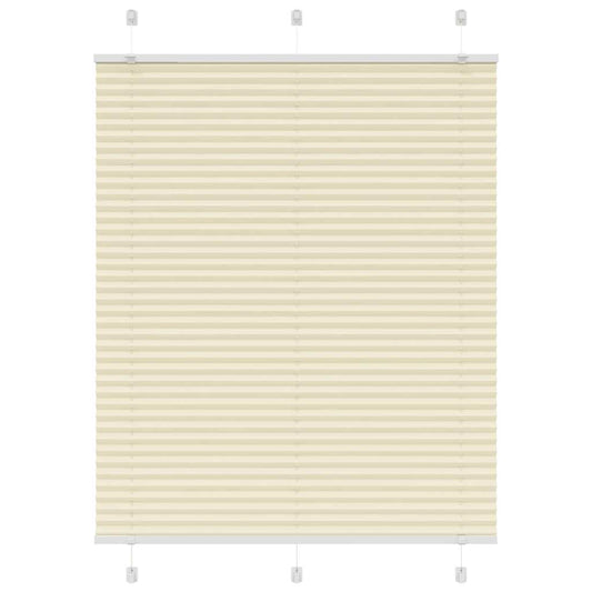 Pleated Blind Cream 110x150 cm Fabric Width 109.4 cm Polyester