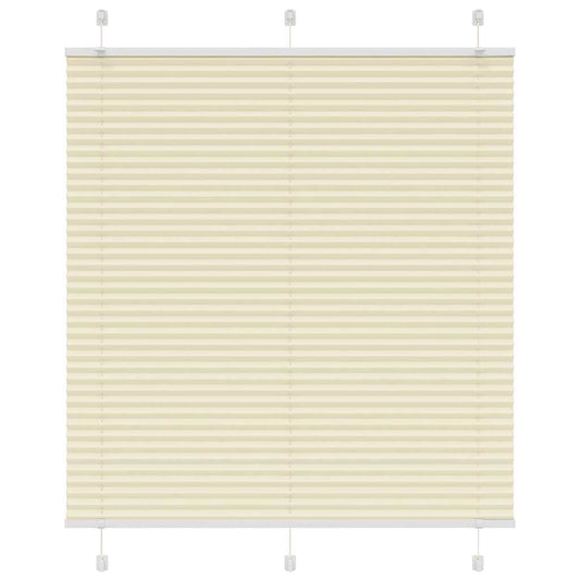 Pleated Blind Cream 120x150 cm Fabric Width 119.4 cm Polyester