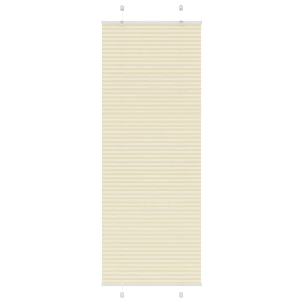 Pleated Blind Cream 70x200 cm Fabric Width 69.4 cm Polyester