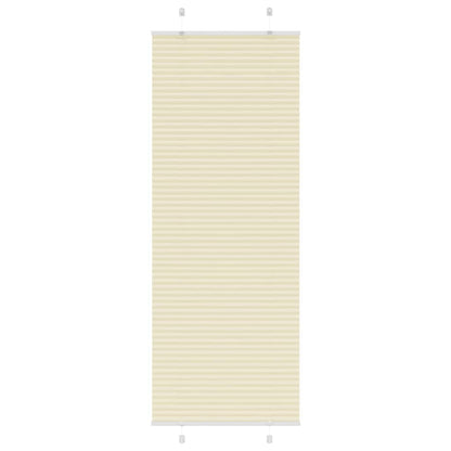 Pleated Blind Cream 70x200 cm Fabric Width 69.4 cm Polyester