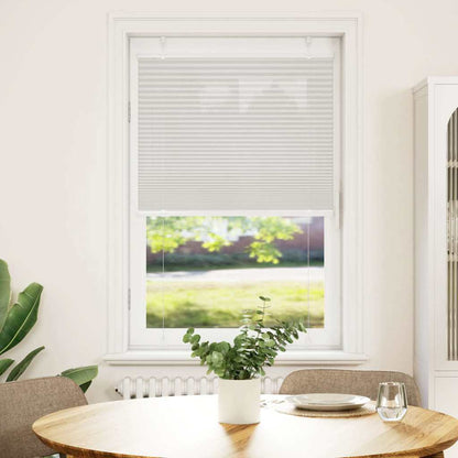 Pleated Blind Light Grey 70x150 cm Fabric Width 69,4 cm Polyester