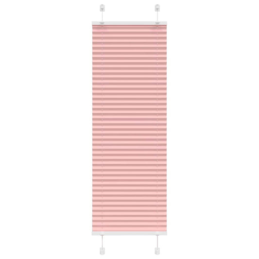 Pleated Blind Pink 40x100 cm Fabric Width 39.4 cm Polyester