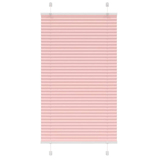 Pleated Blind Pink 70x100 cm Fabric Width 69.4 cm Polyester