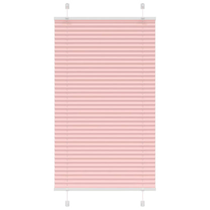 Pleated Blind Pink 80x100 cm Fabric Width 79.4 cm Polyester