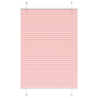 Pleated Blind Pink 90x100 cm Fabric Width 89.4 cm Polyester