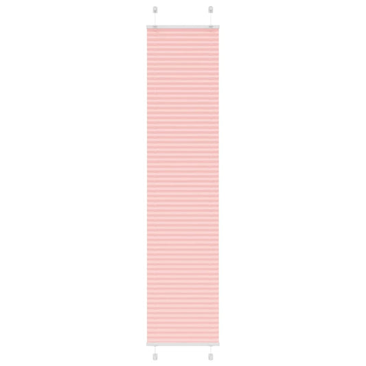 Pleated Blind Pink 40x200 cm Fabric Width 39.4 cm Polyester