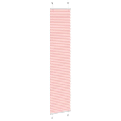 Pleated Blind Pink 40x200 cm Fabric Width 39.4 cm Polyester