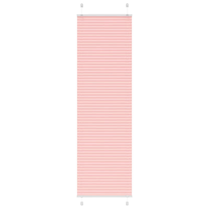 Pleated Blind Pink 60x200 cm Fabric Width 59.4 cm Polyester