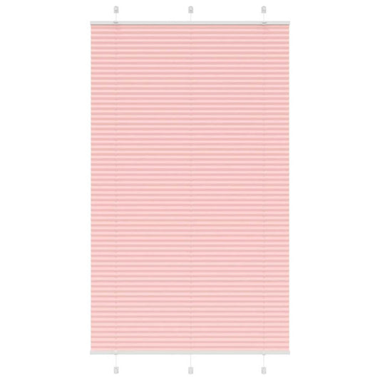 Pleated Blind Pink 115x200 cm Fabric Width 114.4 cm Polyester