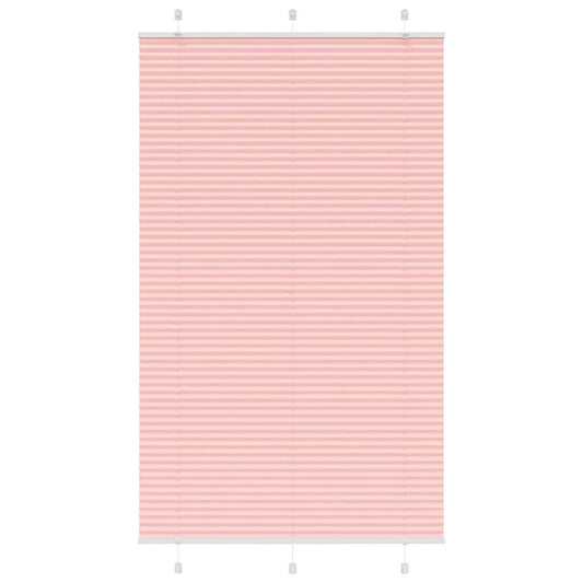 Pleated Blind Pink 120x200 cm Fabric Width 119.4 cm Polyester
