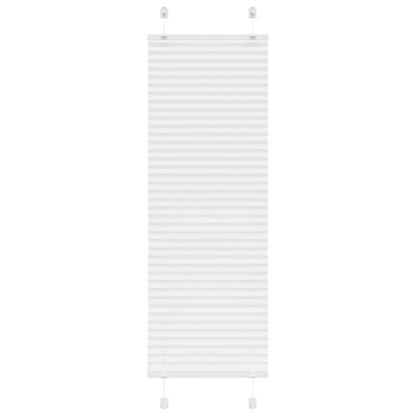 Pleated Blind White 50x100 cm Fabric Width 49.4 cm Polyester