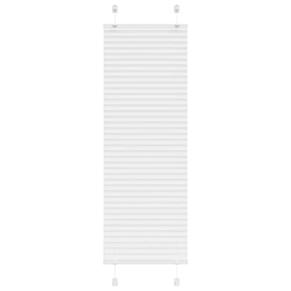 Pleated Blind White 50x150 cm Fabric Width 49.4 cm Polyester