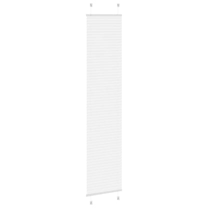 Pleated Blind White 45x200 cm Fabric Width 44.4 cm Polyester