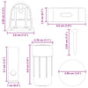 18 Piece Roller Blind Fittings 18 mm