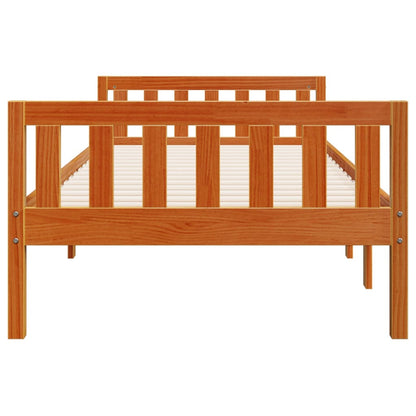 Children's Bed without Mattress Wax Brown 80x200 cm Solid Wood Pine