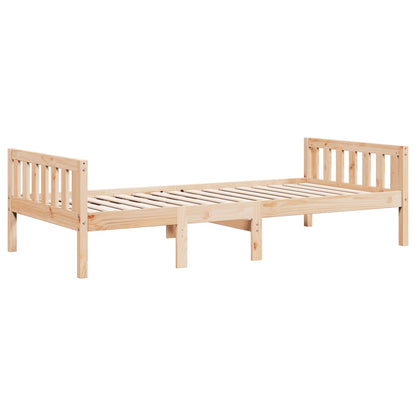 Children's Bed without Mattress 75x190 cm Solid Wood Pine