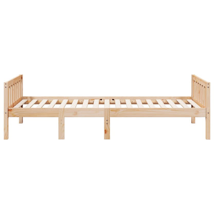 Children's Bed without Mattress 75x190 cm Solid Wood Pine