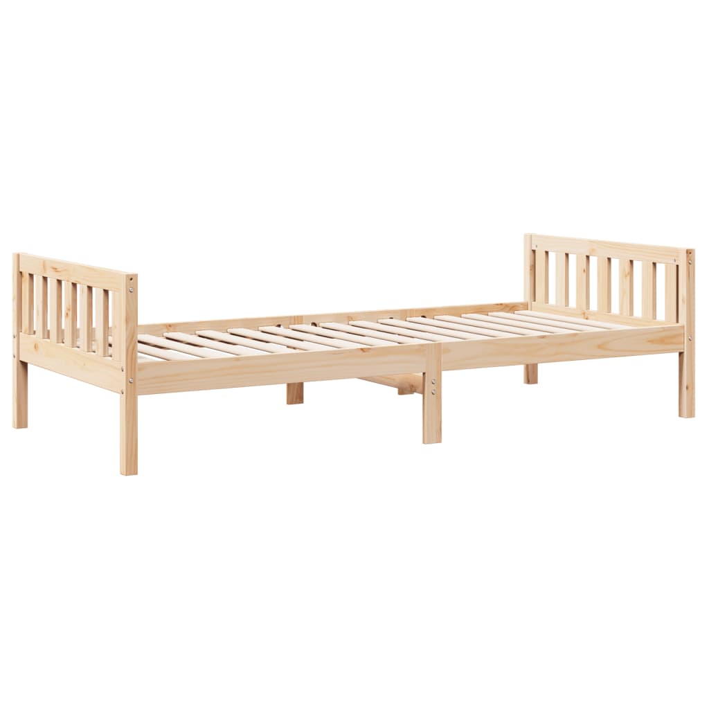 Children's Bed without Mattress 75x190 cm Solid Wood Pine