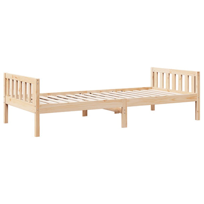 Children's Bed without Mattress 75x190 cm Solid Wood Pine