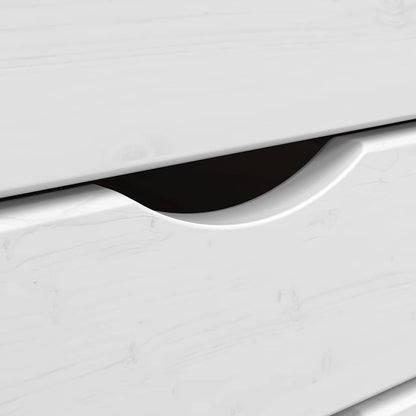 Rolling Cabinet with Desk MOSS Honey Brown Solid Wood Pine