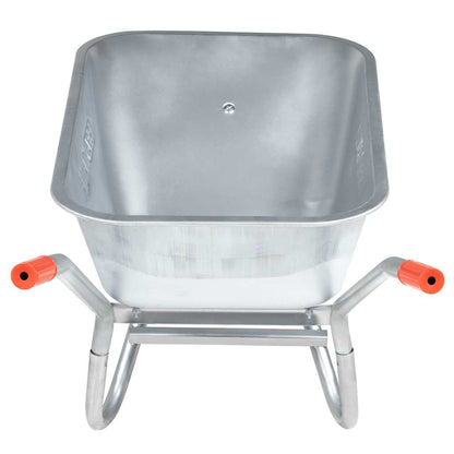 Wheelbarrow 90 L 150 kg Galvanised Steel and Plastic