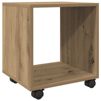  Rolling Cabinet Artisian Oak 37x33x42.5 cm Engineered Wood