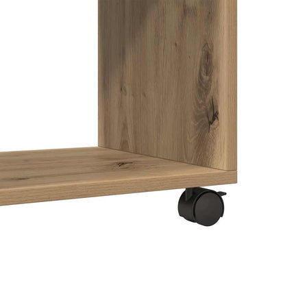  Rolling Cabinet Artisian Oak 37x33x42.5 cm Engineered Wood