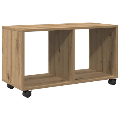  Rolling Cabinet Artisian Oak 72x33x42.5 cm Engineered Wood
