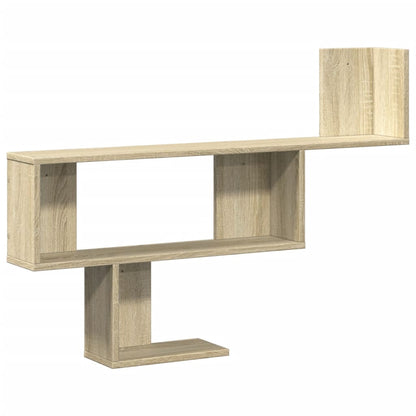 Wall Shelf Sonoma Oak 100x15x70 cm Engineered Wood