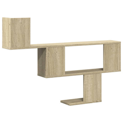 Wall Shelf Sonoma Oak 100x15x70 cm Engineered Wood