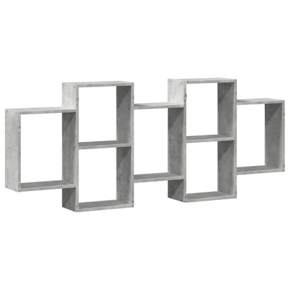 Wall Shelf Concrete Grey 159x18x65 cm Engineered Wood