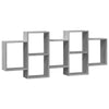 Wall Shelf Grey Sonoma 159x18x65 cm Engineered Wood