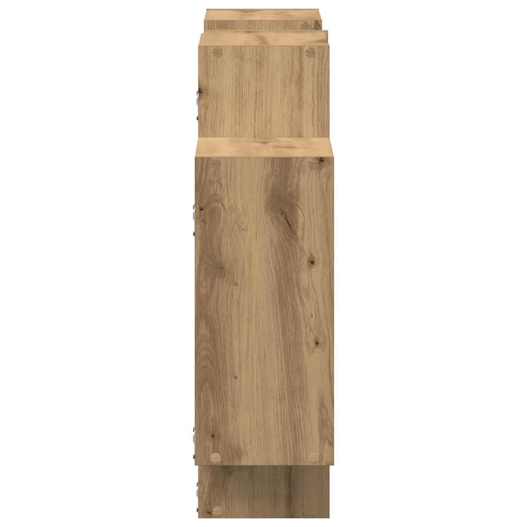 Wall Shelf Artisian Oak 159x18x65 cm Engineered Wood