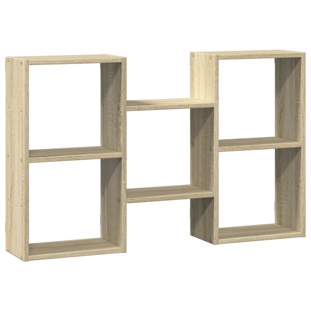 Wall Shelf Sonoma Oak 96x18x60 cm Engineered Wood