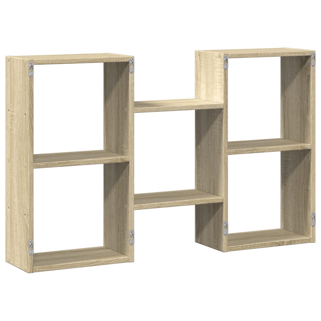 Wall Shelf Sonoma Oak 96x18x60 cm Engineered Wood