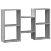 Wall Shelf Grey Sonoma 96x18x60 cm Engineered Wood